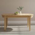 Moreno Oval Extending Dining Table - 4-6 Seater - 150cm-190cm - Oak