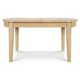 Moreno Oval Extending Dining Table - 4-6 Seater - 150cm-190cm - Oak