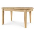 Moreno Oval Extending Dining Table - 4-6 Seater - 150cm-190cm - Oak