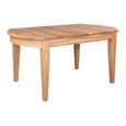 Moreno D End Oval Extending Dining Table - 6 Seater - 180cm - Oak