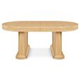 Sorento Oval Extending Dining Table - 8 Seater - 200cm-250cm - Oak
