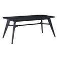 Carrington Dining Table - 6 Seater - 180cm - Black Oak