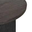 Boavista Dining Table - Oval - Fluted Double Pedestal - 8 Seater - 210cm - Dark Wood