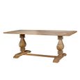 Clearance - Lucca Dining Table - 8 Seater - 200cm - Double Pedestal - Mango Wood - FSS16891