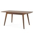 Clearance - Harley - Butterfly Extending Dining Table - 4-6 Seater - 120cm-165cm - Dark Wood - FSS16574