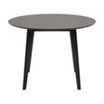 Clearance - Roxby Round Dining Table - 4 Seater - 105cm - Black - FSS16998