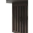 Abigail Ahern Batten Dining Table - 180cm - 6 Seater - Zebrano Veneer