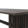 Abigail Ahern Batten Dining Table - 220cm - 8 Seater - Zebrano Veneer