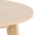 A-Line Dining Table - 4 Seater - Round - White Oak