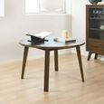 A-Line Dining Table - 4 Seater - Round - Smoked Oak