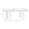 Illopa Extending Dining Table - 6-8 Seater - White