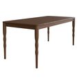 Williamson Dining Table - 6 Seater - 180cm - Mid Gloss Lacquered
