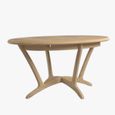 Stockholm Extending Dining Table - 6-8 Seater - 160cm-210cm - Oval - Oak