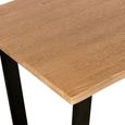 Clearance - Jersey Dining Table - Industrial Style - 4 Seater - 140cm - Oak - FSS17177