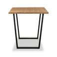 Clearance - Jersey Dining Table - Industrial Style - 4 Seater - 140cm - Oak - FSS17177