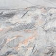 Taurus Dining Table - Beige Marble - Dark Grey Base - Sizes Available