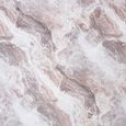 Enterprise Dining Table - Grey Marble - Brass Base - Sizes Available