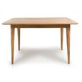 Jenson Oak Dining Table - 4 Seater - 120cm