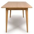 Jenson Oak Extending Dining Table - Square - 2-4 Seater - 80cm-110cm