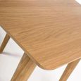 Jenson Oak Extending Dining Table - Square - 2-4 Seater - 80cm-110cm