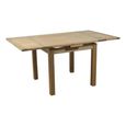 Hampshire Oak Drop Leaf Dining Table - 2-6 Seater - 90cm-160cm