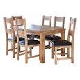 Hampshire Oak Extending Dining Table - 6-8 Seater - 150cm-195cm