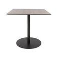 Manhattan Dining Table - Walnut - 2 Seater - 80cm - Square