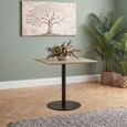 Manhattan Dining Table - Oak - 2 Seater - 80cm - Square