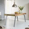 Aspen Dining Table - 6 Seater - 180cm - Industrial - Reclaimed Wood