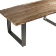 Baltic Dining Table - 6 Seater - 150cm - Live Edge - Solid Acacia Wood