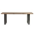 Baltic Dining Table - 8 Seater - 200cm - Live Edge - Solid Acacia Wood