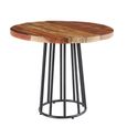 Coastal Dining Table - 2 Seater - 90cm - Round - Reclaimed Wood
