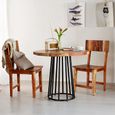 Coastal Dining Table - 2 Seater - 90cm - Round - Reclaimed Wood
