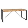 Cosmo Dining Table - 6 Seater - 150cm - Industrial Style - Wooden and Metal