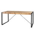 Cosmo Dining Table - 6 Seater - 150cm - Industrial Style - Wooden and Metal