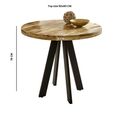 Surrey Dining Table - 2 Seater - 90cm - Round - Solid Mango Wood