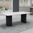 Messina Dining Table - 6 Seater - 180cm - Italy White