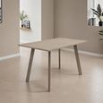Modena Dining Table - 4 Seater - 120cm -  Melamine - Grey
