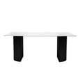 Messina Dining Table - 6 Seater - 180cm - Italy White