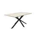 Rialto Dining Table - 6 Seater - 160cm - Travertine