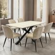 Rialto Dining Table - 6 Seater - 160cm - Travertine