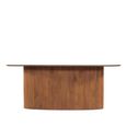Panama Acacia Wood Dining Table - Oval - 8 Seater - 200cm