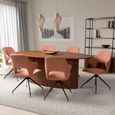 Panama Acacia Wood Dining Table - Oval - 8 Seater - 200cm