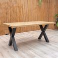 Dallas Dining Table - Oak - 6 Seater - 180cm