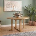 Madrid Dining Table - Oak - 6 Seater - 160cm - Round