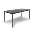 Amalfi Dining Table - Black Ceramic - 6 Seater - 180cm