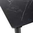 Amalfi Dining Table - Black Ceramic - 6 Seater - 180cm