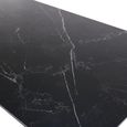 Amalfi Dining Table - Black Ceramic - 6 Seater - 180cm