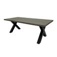 Dallas Dining Table - Grey - 6 Seater - 180cm