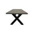 Dallas Dining Table - Grey - 6 Seater - 180cm
